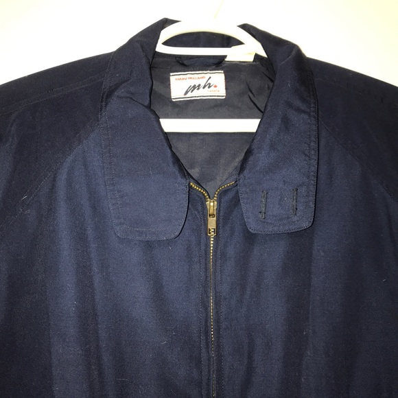 Marv Holland Navy Cotton Cargo ZipUp Canada Jacket - Picture 4 of 13